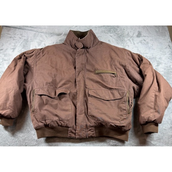 Cabela's Other - Vtg 90s Cabela's Timberwolf Jacket 2XL Brown Insulated Work Field Coat USA